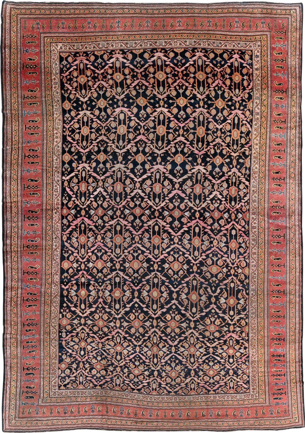 Antique Persian Bakhtiari Carpet, No.29400 - Gsblank