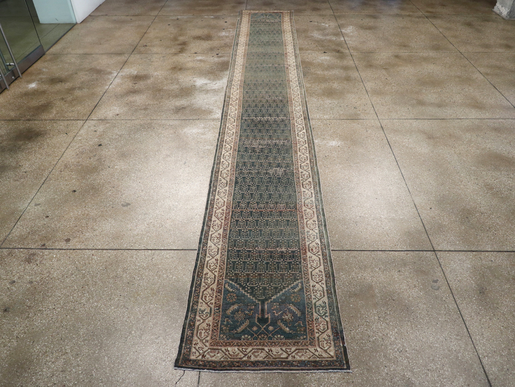 Vintage Persian Malayer Runner, No.29403 - Gsblank