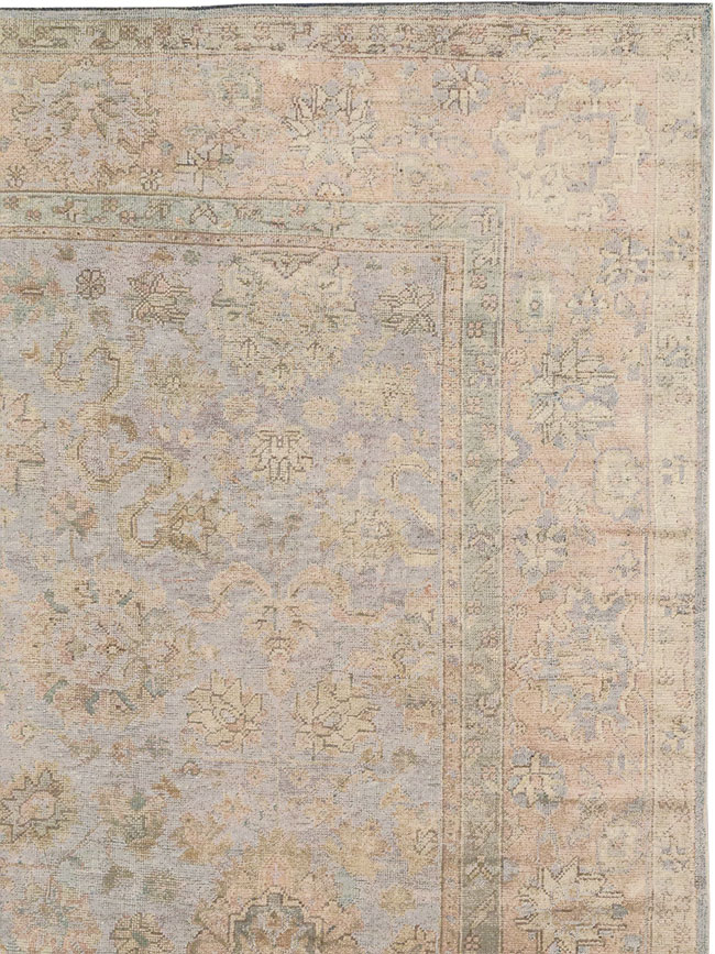 Antique Turkish Oushak Large Carpet, No.29404 - Gsblank
