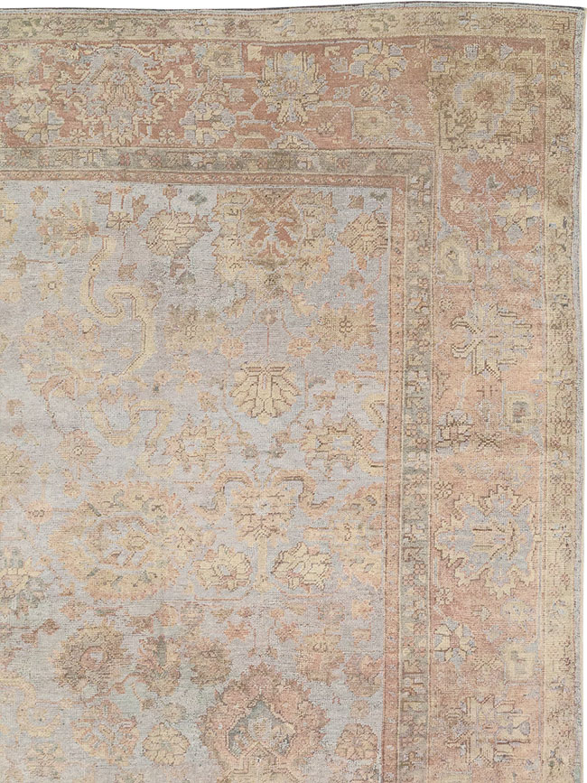 Antique Turkish Oushak Large Carpet, No.29404 - Gsblank