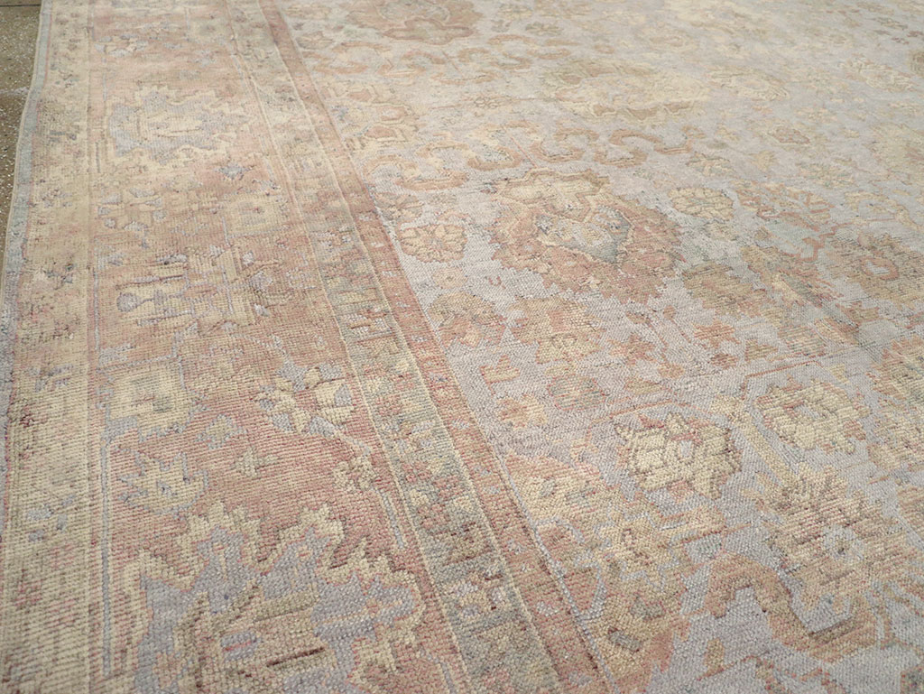 Antique Turkish Oushak Large Carpet, No.29404 - Gsblank