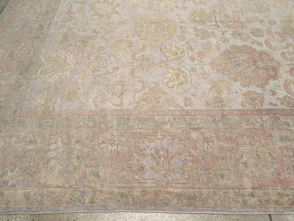 Antique Turkish Oushak Large Carpet, No.29404 - Gsblank