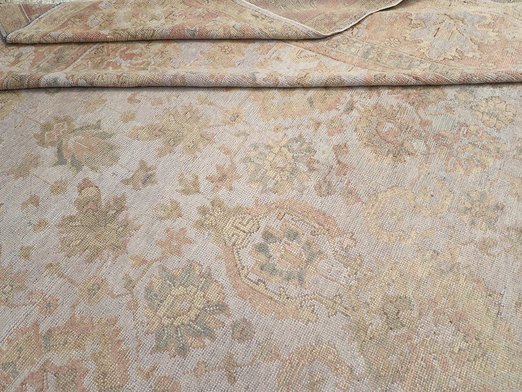 Antique Turkish Oushak Large Carpet, No.29404 - Gsblank