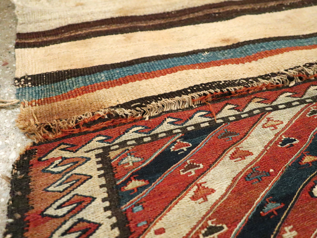 Antique Central Asian Shahsavan Soumak Bag, No.29411 - Gsblank