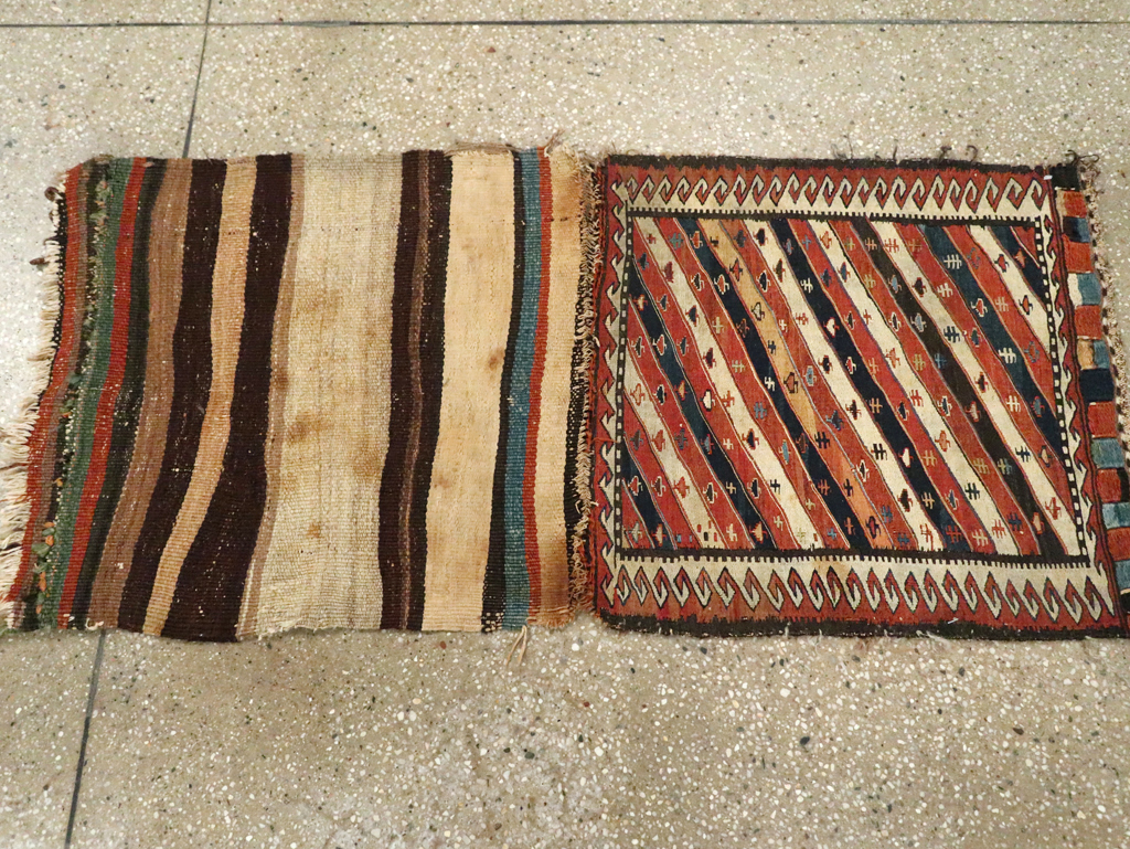 Antique Central Asian Shahsavan Soumak Bag, No.29411 - Gsblank