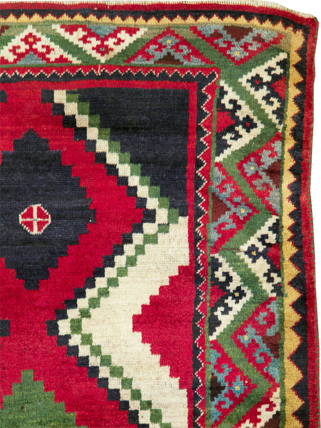 Vintage Persian Gabbeh Rug, No.29417 - Gsblank