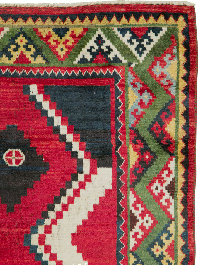 Vintage Persian Gabbeh Rug, No.29417 - Gsblank
