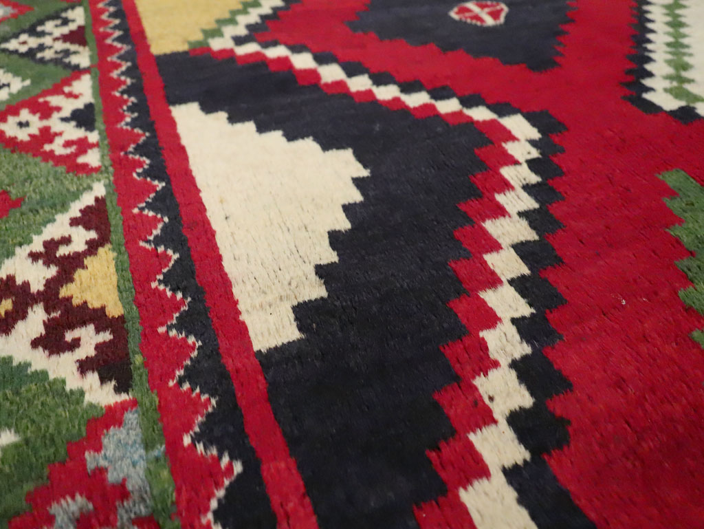 Vintage Persian Gabbeh Rug, No.29417 - Gsblank