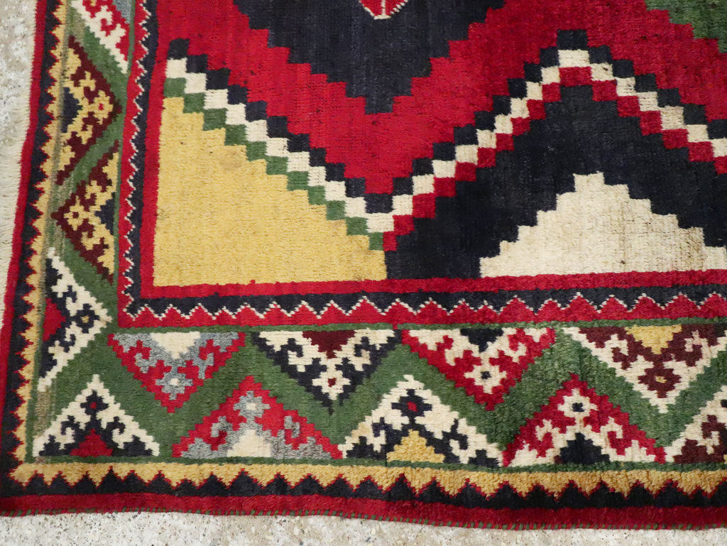Vintage Persian Gabbeh Rug, No.29417 - Gsblank