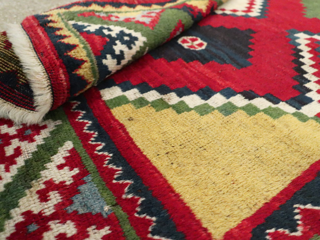 Vintage Persian Gabbeh Rug, No.29417 - Gsblank