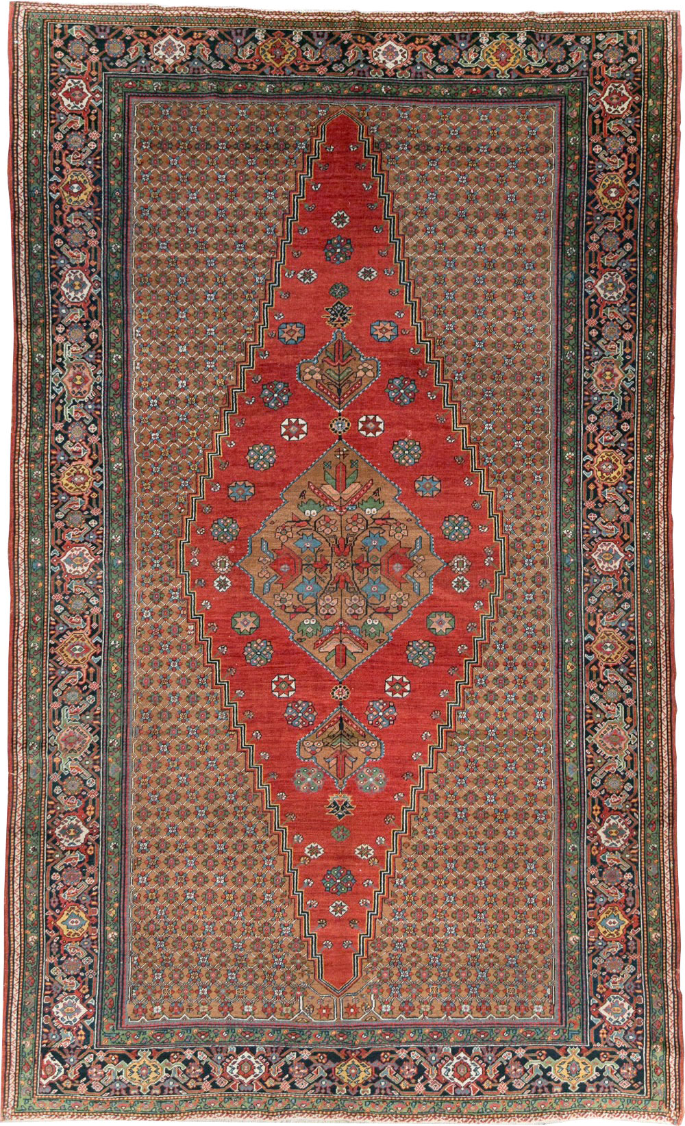 Antique Persian Fereghan Carpet, No.29420 - Gsblank