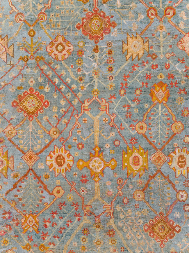 Antique Oushak Carpet, No.29422 - Gsblank