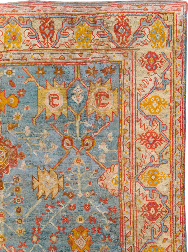 Antique Oushak Carpet, No.29422 - Gsblank