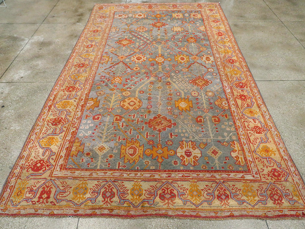 Antique Oushak Carpet, No.29422 - Gsblank