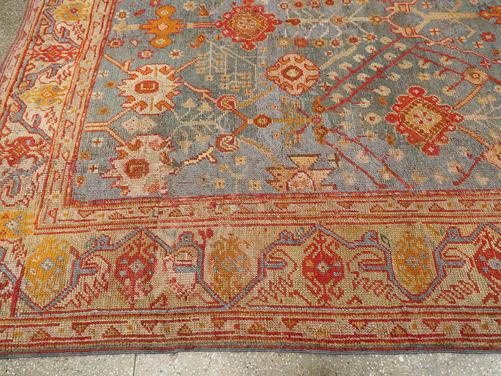 Antique Oushak Carpet, No.29422 - Gsblank