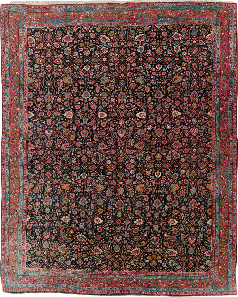 Antique Persian Bidjar Room Size Carpet, No.29425 - Gsblank