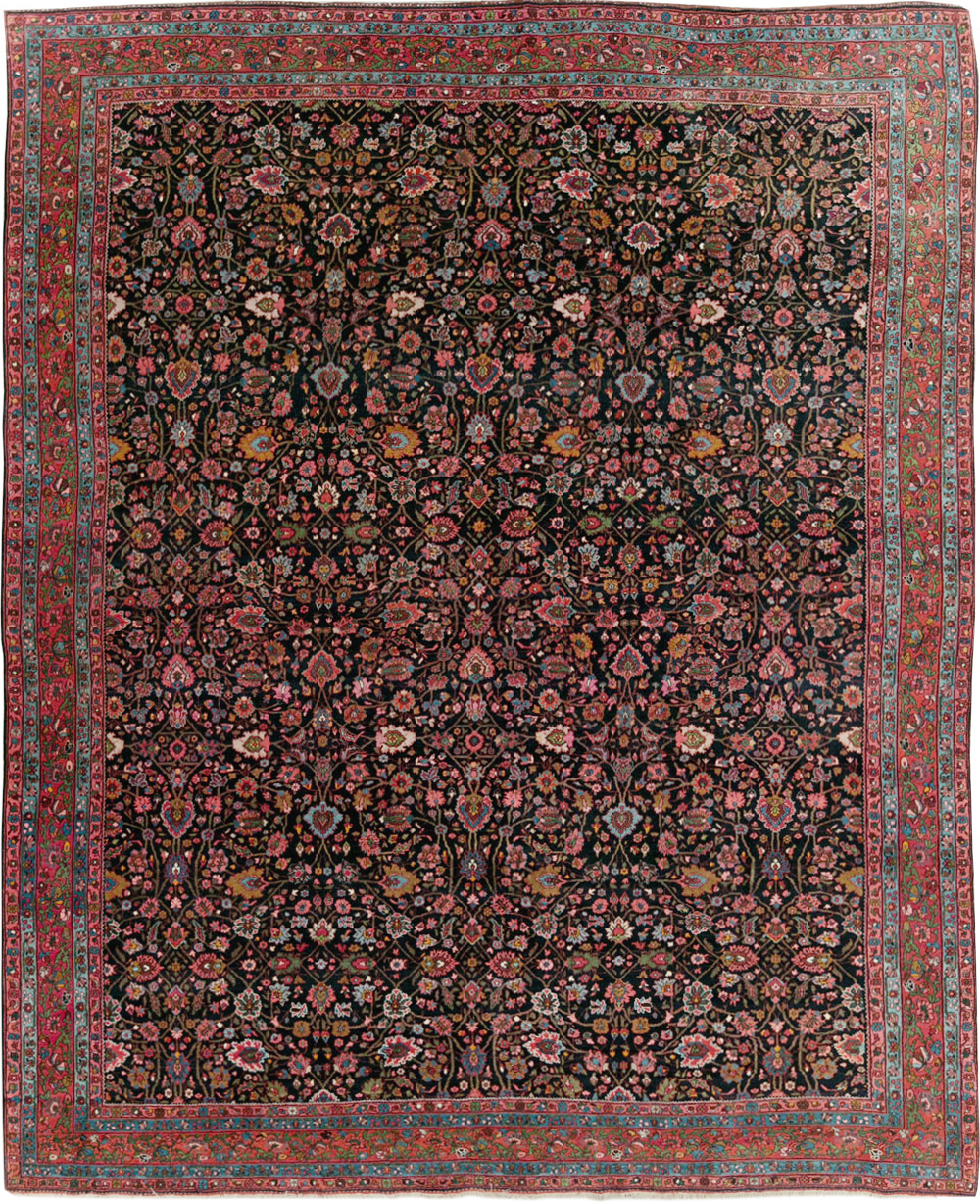 Antique Persian Bidjar Room Size Carpet, No.29425 - Gsblank