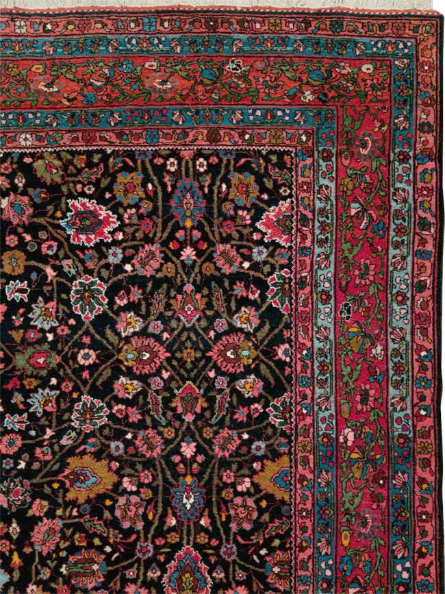 Antique Persian Bidjar Room Size Carpet, No.29425 - Gsblank