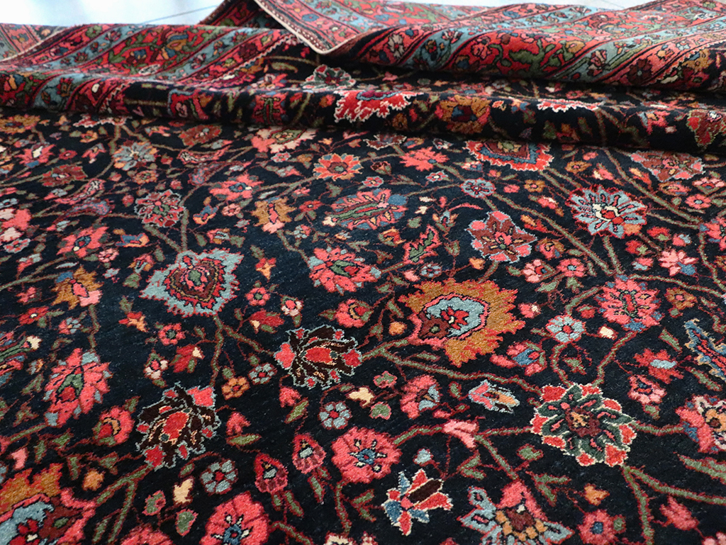 Antique Persian Bidjar Room Size Carpet, No.29425 - Gsblank