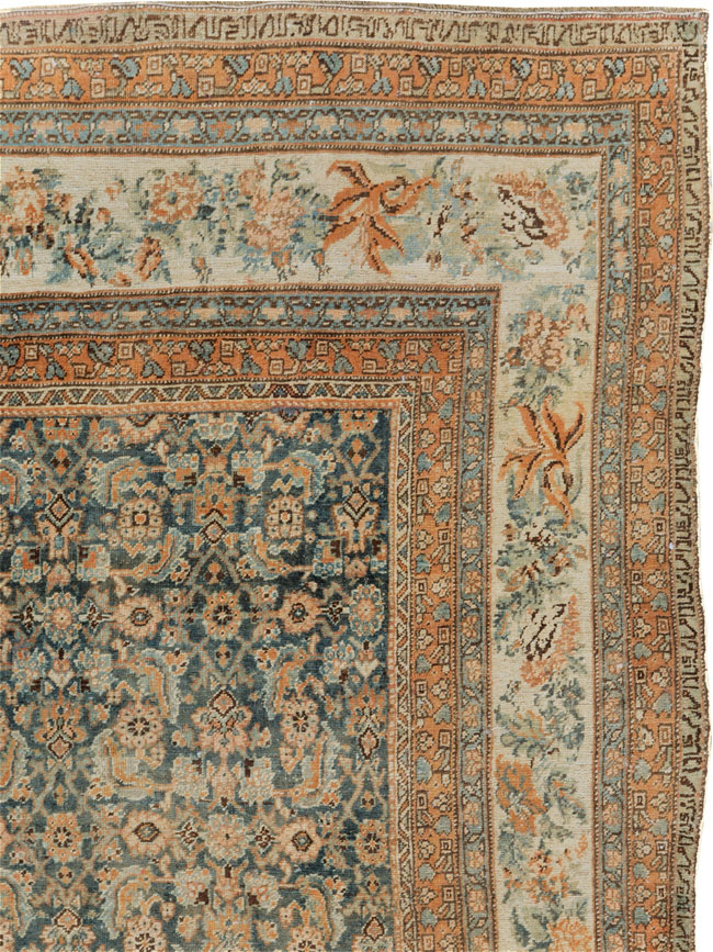 Antique Persian Bidjar Room Size Carpet, No.29427 - Gsblank