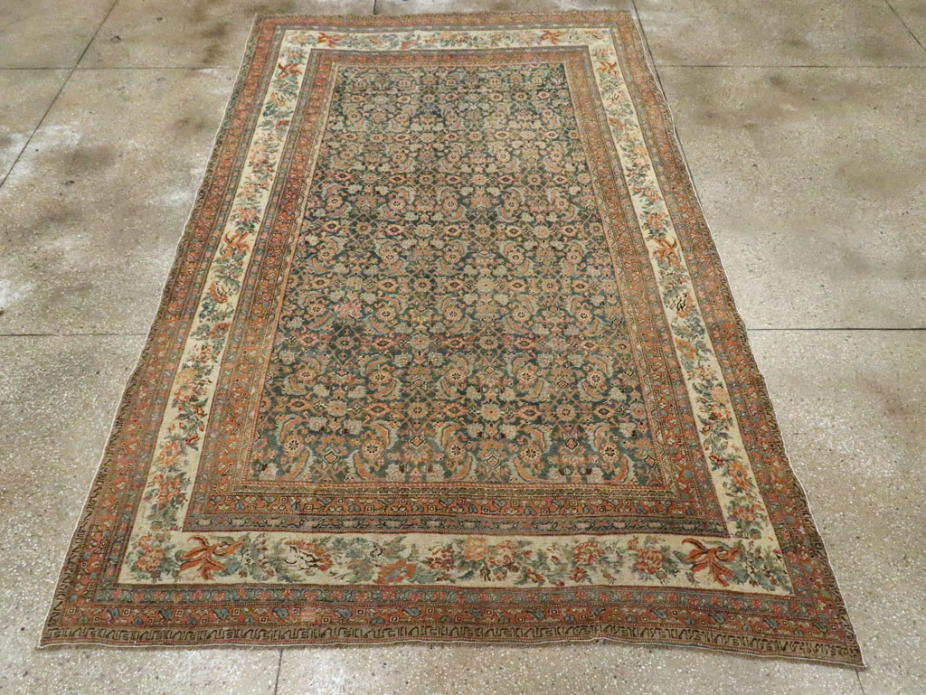 Antique Persian Bidjar Room Size Carpet, No.29427 - Gsblank