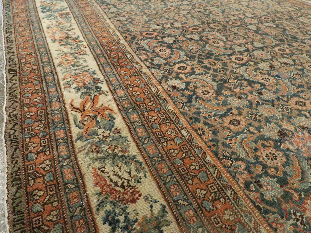 Antique Persian Bidjar Room Size Carpet, No.29427 - Gsblank