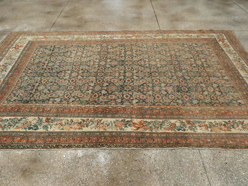 Antique Persian Bidjar Room Size Carpet, No.29427 - Gsblank