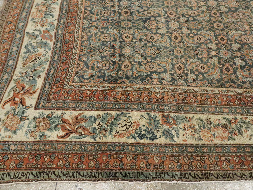 Antique Persian Bidjar Room Size Carpet, No.29427 - Gsblank