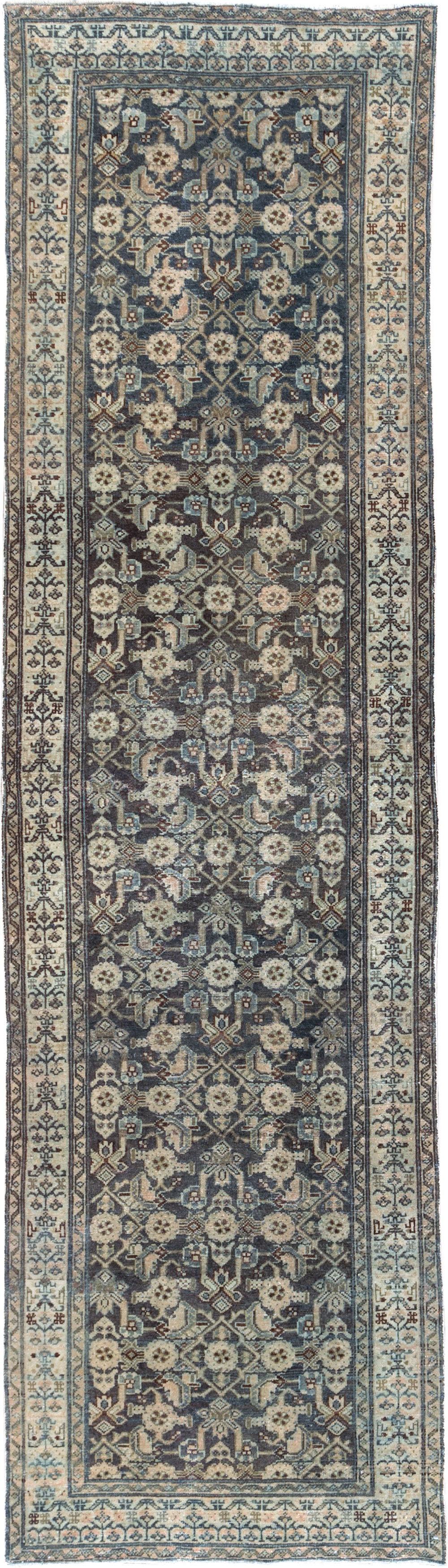 Vintage Persian Malayer Runner, No.29429 - Gsblank