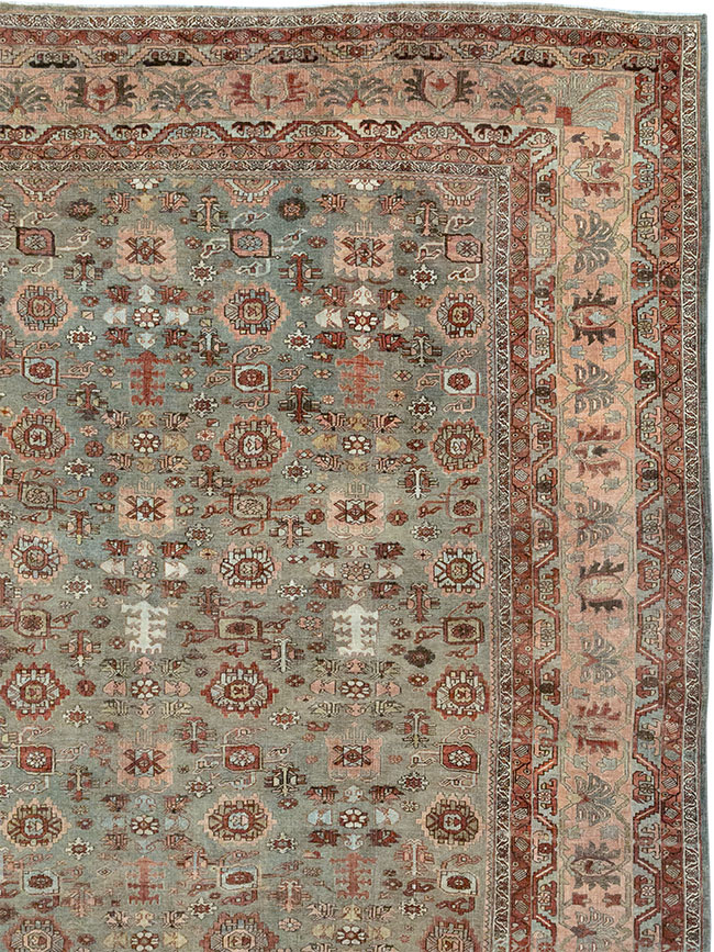 Antique Persian Bidjar Oversize Carpet, No.29430 - Gsblank
