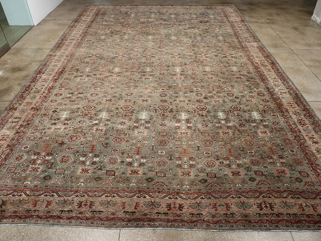 Antique Persian Bidjar Oversize Carpet, No.29430 - Gsblank