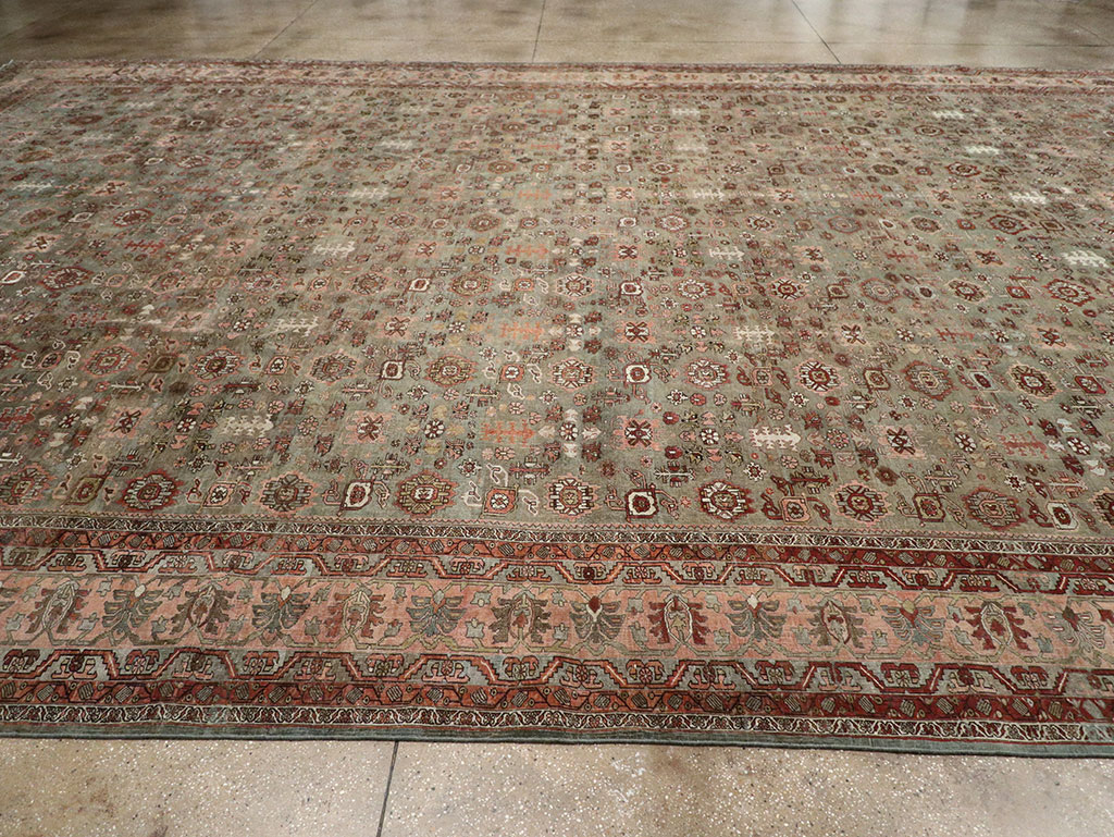 Antique Persian Bidjar Oversize Carpet, No.29430 - Gsblank