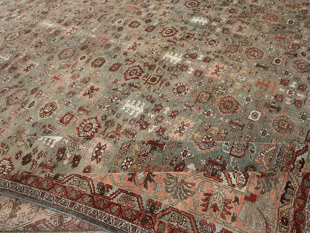 Antique Persian Bidjar Oversize Carpet, No.29430 - Gsblank