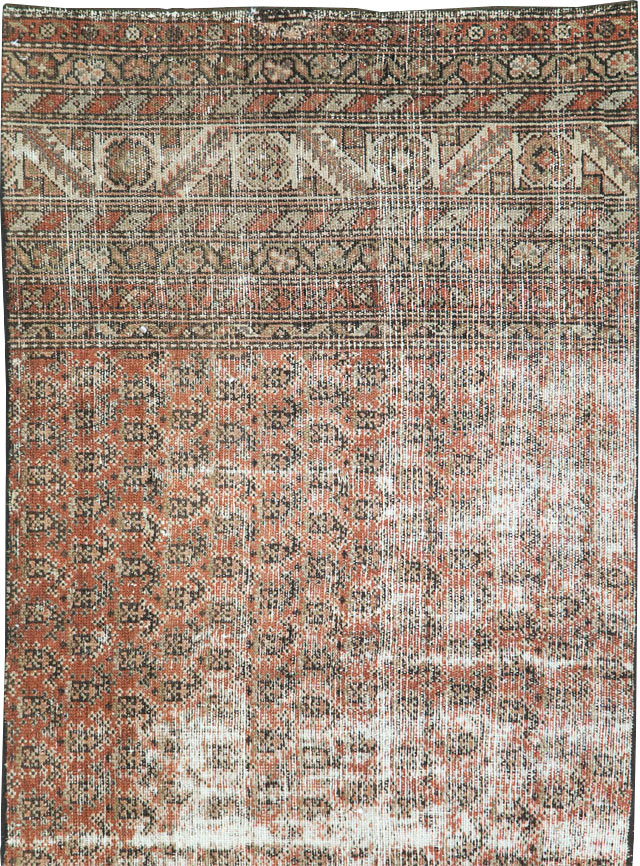 Antique Distressed Persian Malayer Rug, No.29432 - Gsblank