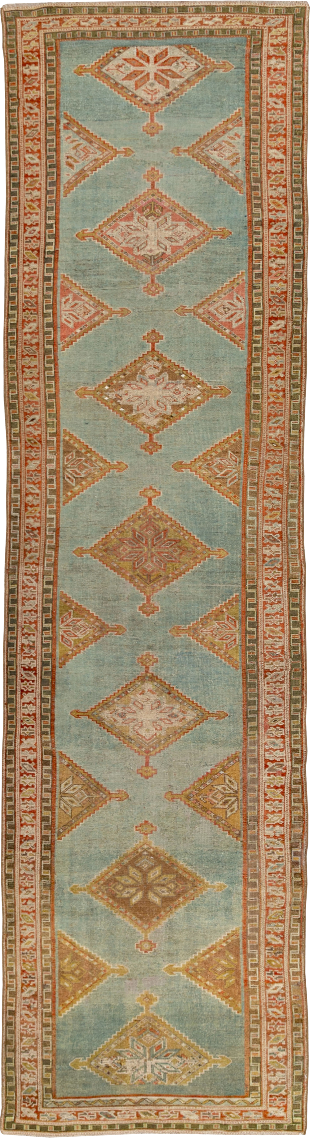 Antique Persian Kurdish Runner, No.29433 - Gsblank