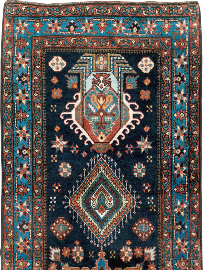 Antique Persian Heriz Long Runner, No.29434 - Gsblank