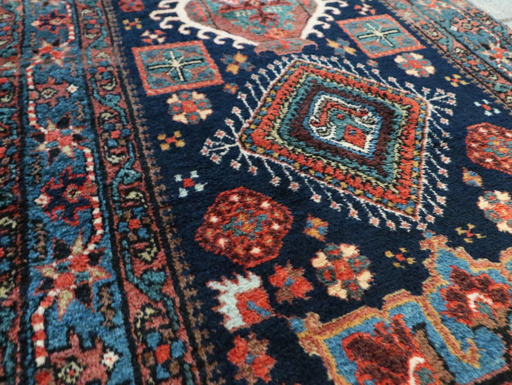 Antique Persian Heriz Long Runner, No.29434 - Gsblank
