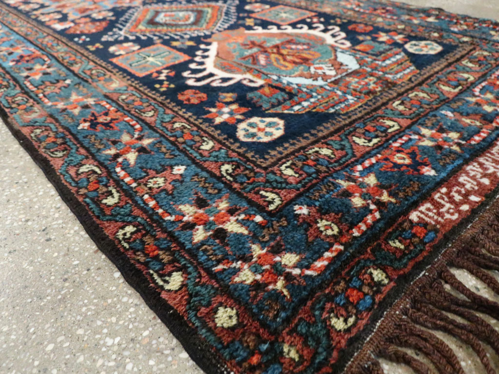 Antique Persian Heriz Long Runner, No.29434 - Gsblank