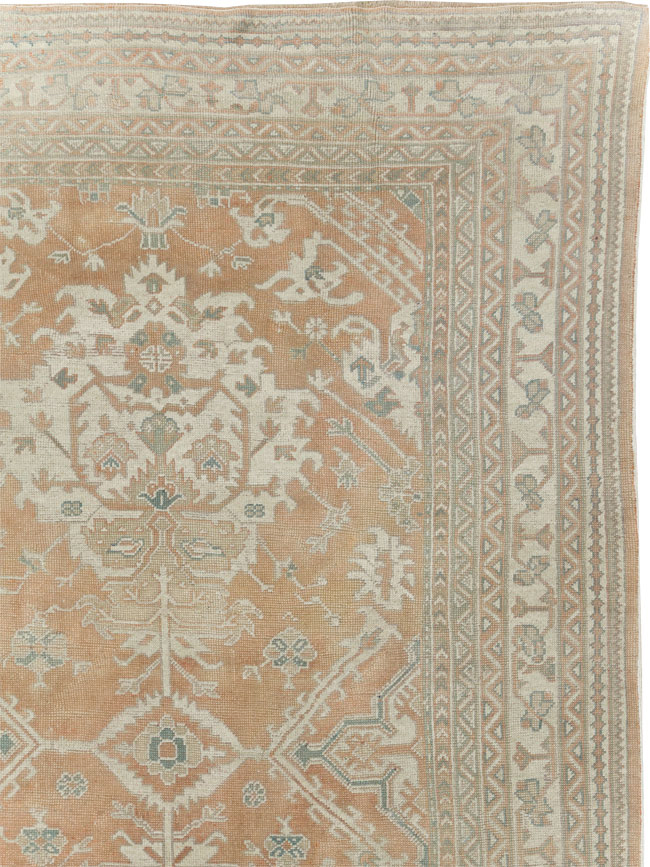 Antique Oushak Carpet, No.29438 - Gsblank