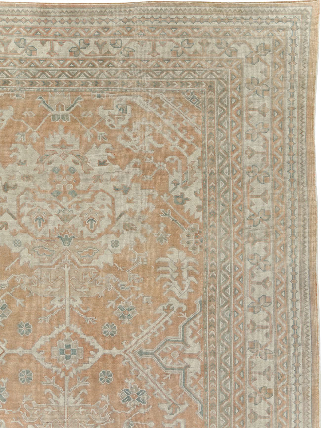 Antique Oushak Carpet, No.29438 - Gsblank