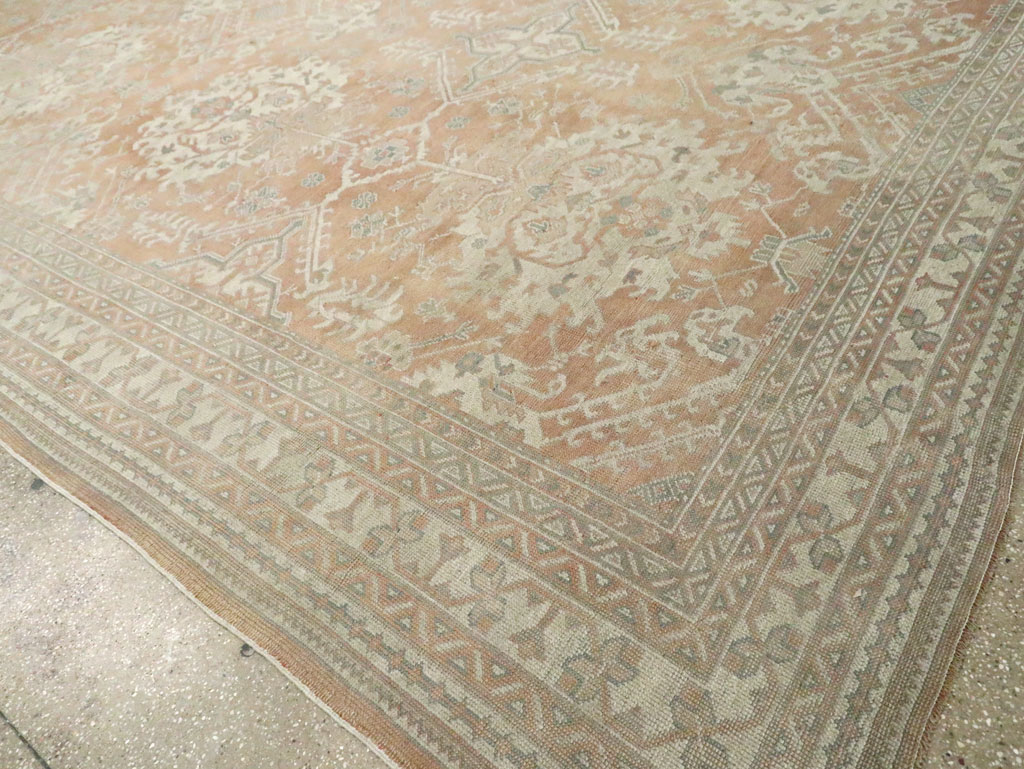 Antique Oushak Carpet, No.29438 - Gsblank