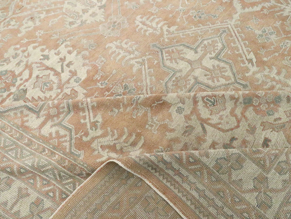 Antique Oushak Carpet, No.29438 - Gsblank