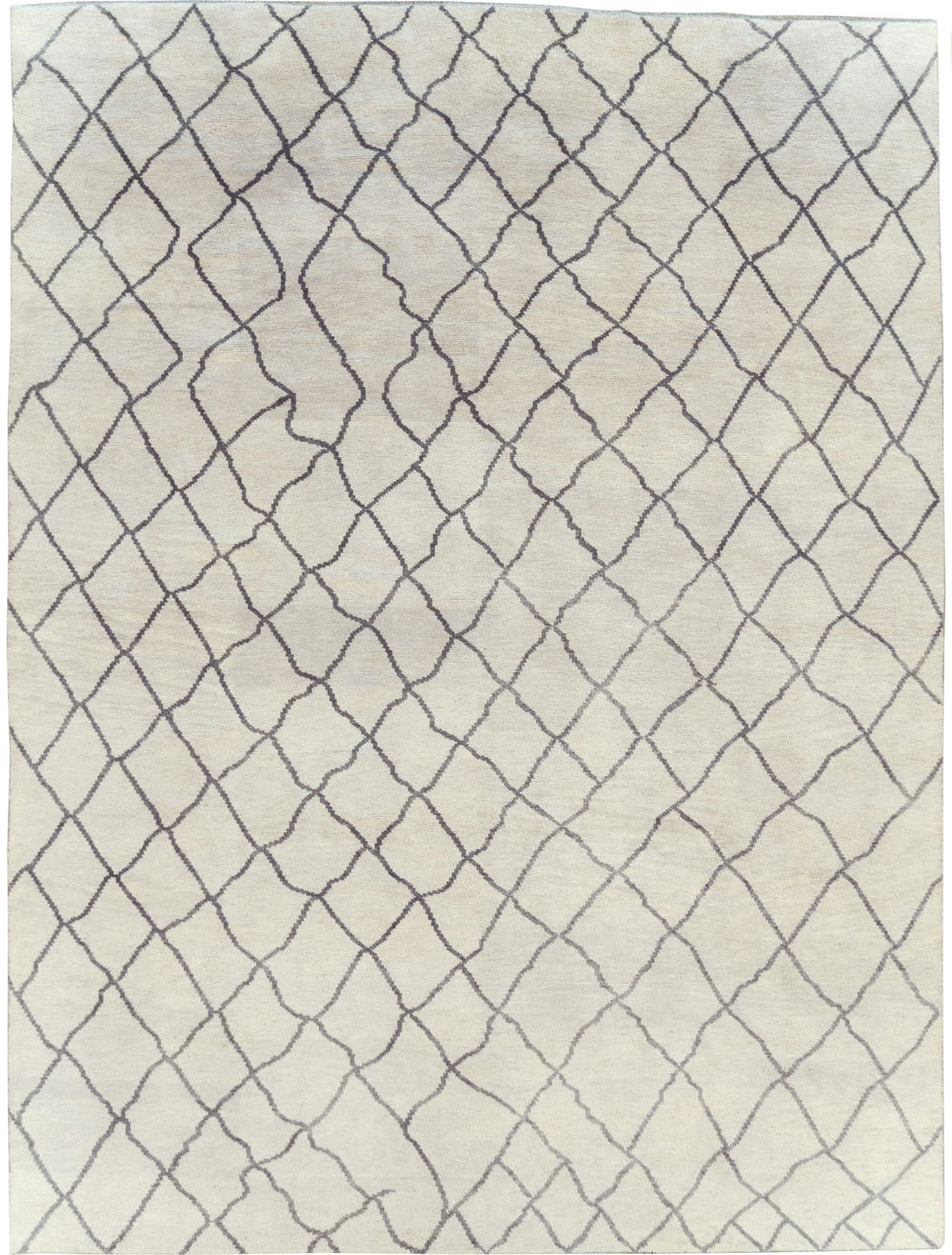 Modern Room Size Moroccan Carpet, No.29439 - Gsblank