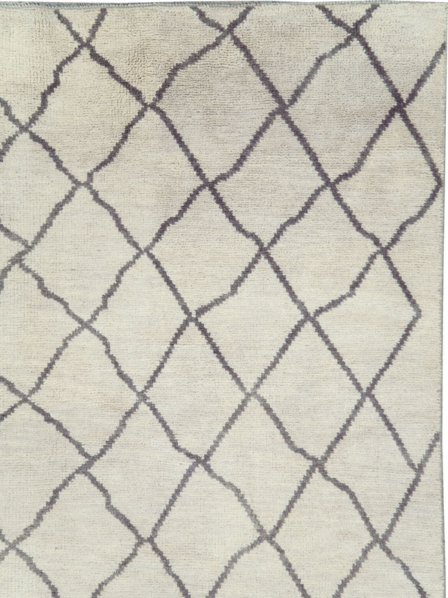 Modern Room Size Moroccan Carpet, No.29439 - Gsblank