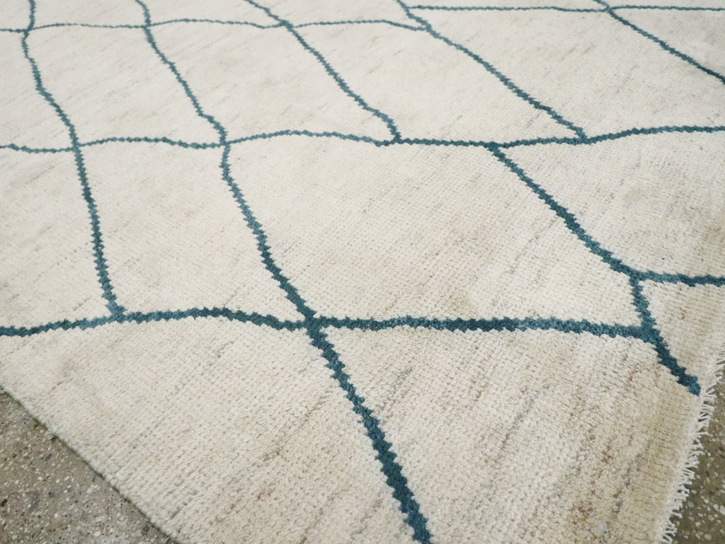 Contemporary Moroccan Room Size Carpet, No.29440 - Gsblank