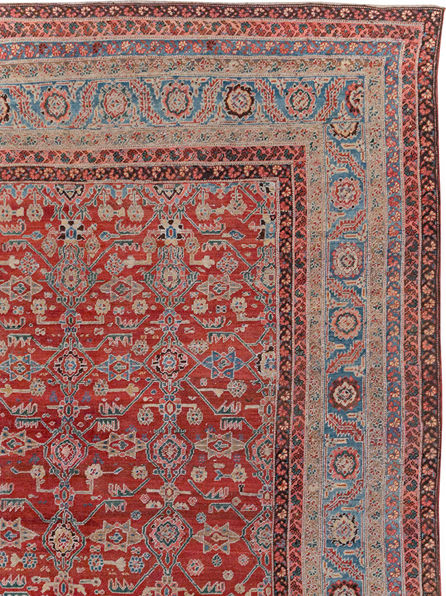 Antique Persian Bakshaish Large Carpet, No.29445 - Gsblank