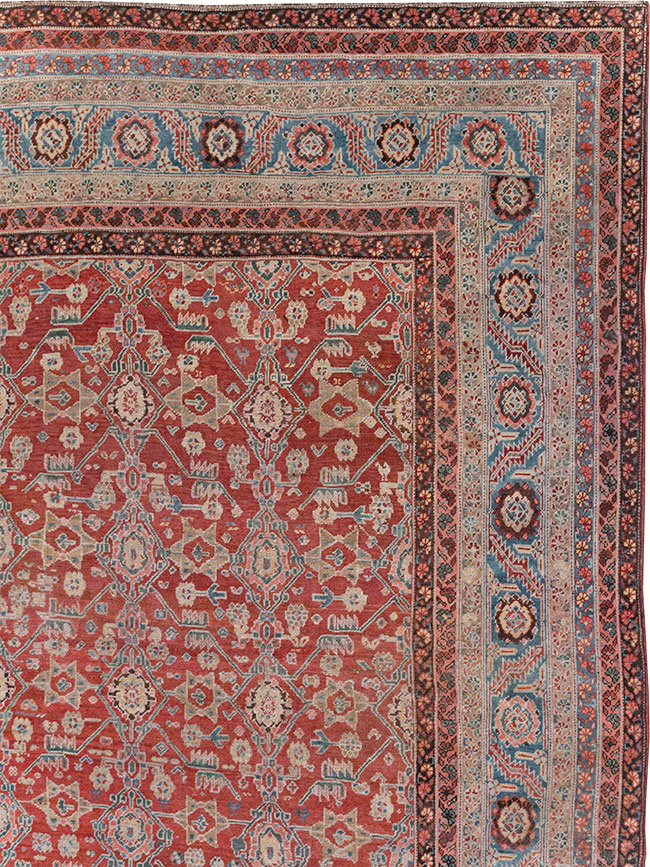 Antique Persian Bakshaish Large Carpet, No.29445 - Gsblank