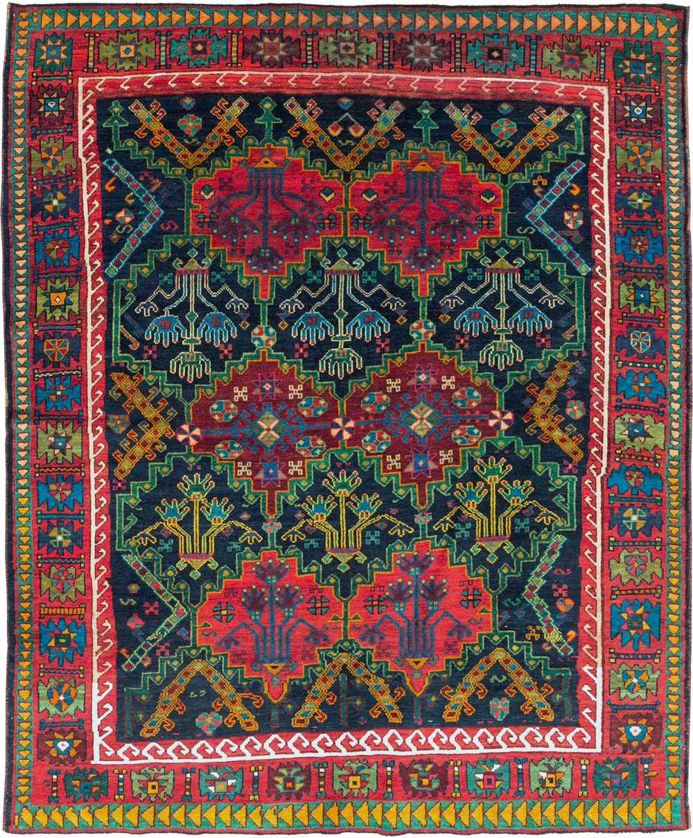 Vintage Persian Ardabil Small Room Size Carpet, No.29446 - Gsblank