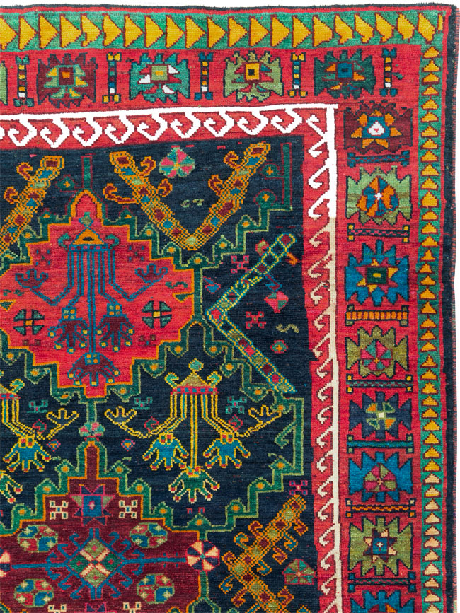 Vintage Persian Ardabil Small Room Size Carpet, No.29446 - Gsblank