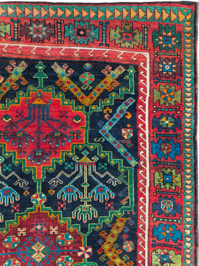 Vintage Persian Ardabil Small Room Size Carpet, No.29446 - Gsblank